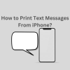 How to Print Text Messages From iPhone