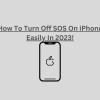 How To Turn Off SOS On iPhone